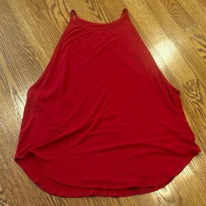 Chic Red Sleeveless Tank Top